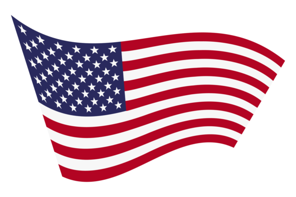American Flag Badge