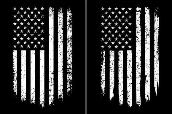 Distressed Old Glory. USA Grunge Flag
