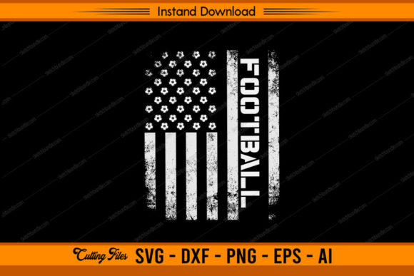 Football Flag Graphics for Crafts