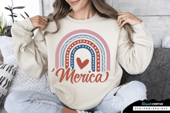 Merica SVG Design: American Flag Graphics for Crafts